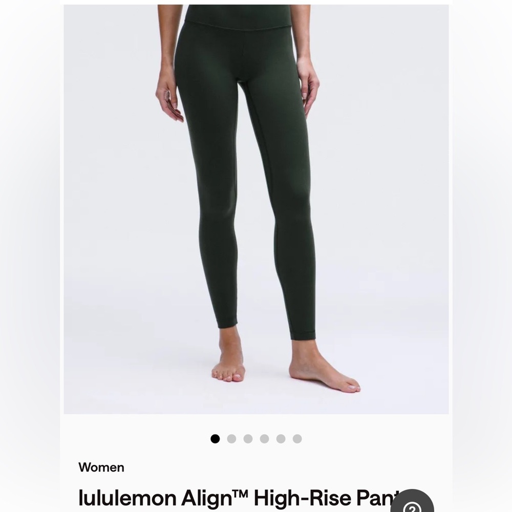 Set of 2 Lululemon Align High-Rise Leggings | Size 2 | Green NWOT & Pink GREAT